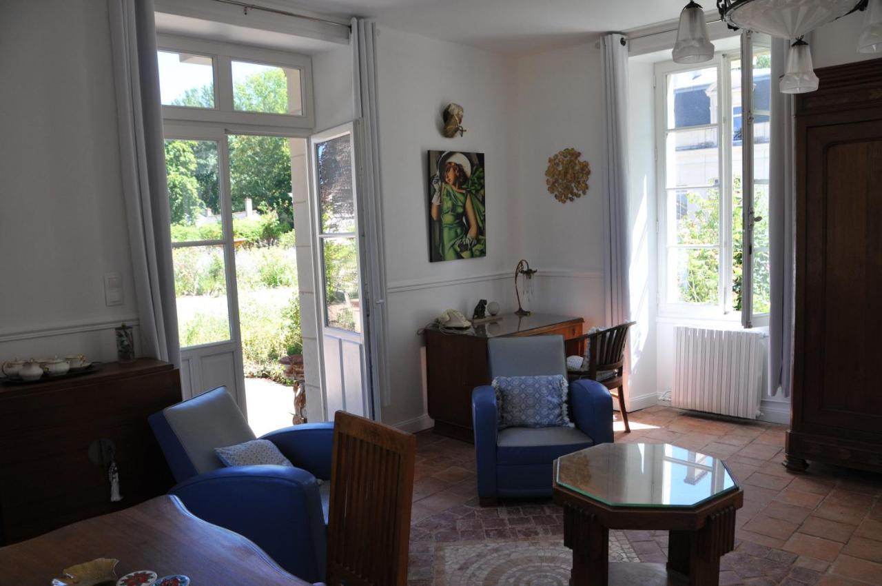La Terrasse De L'Orangerie Du Chateau - Art Nouveau - Gite 2 Personnes Brain-sur-Allonnes Exterior foto